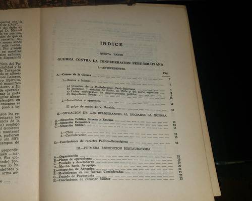 Historia Militar De Chile - 3 Tomos - Con Mapas De Batallas (Usado)