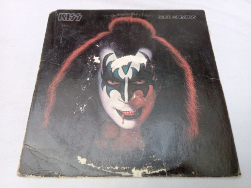 Disco Vinilo Kiss Gene Simmons Con Poster