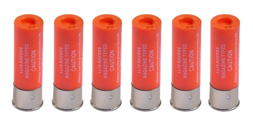 Magazine 6 Cartuchos Escopeta Airsoft 15rds 6mm Xchws C