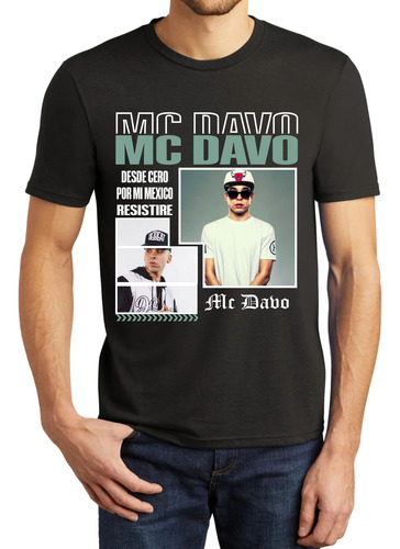 Playera Roxo Mc Davo 2 Unisex