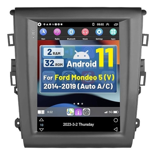 Estéreo Para Ford Mondeo 2014-2019 Android Carplay 2+32g