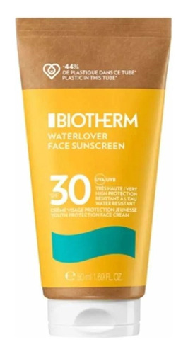 Protector Solar Facial Biotherm Waterlover Fps30 50 Ml