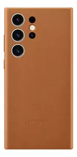 Case Samsung Leather Cover Para Galaxy S23 Ultra 5g Camel