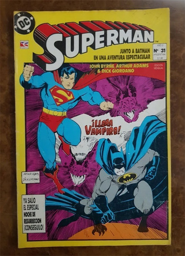 Superman - Junto A Batman - Dc Año 3 Nro 31 - Ed. Perfil