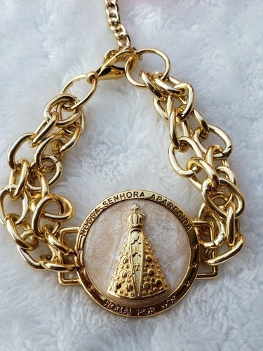Pulseira Nossa Senhora Aparecida Correnteria Elos