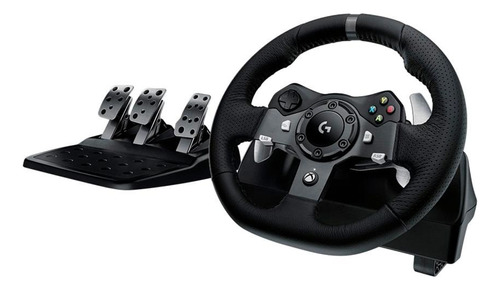 Volante Com Pedal Gamer Driving Force Para Xbox One G920 