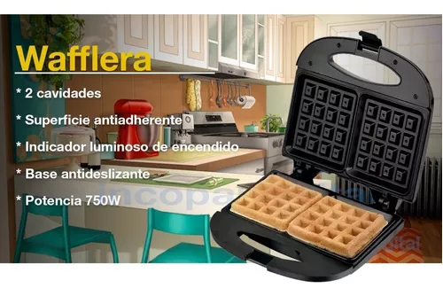Waflera Eléctrica Maquina Para Hacer Waffles Winco W17