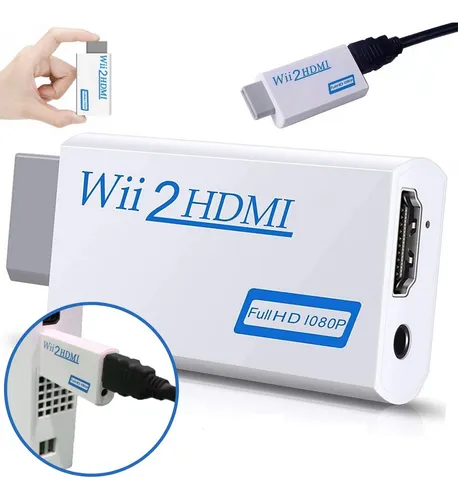 Adaptador Convertidor Audio y Video Wii - HDMI