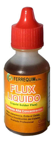 Flux Líquido Para Soldar 20ml Fluxl-020 Ferrequim