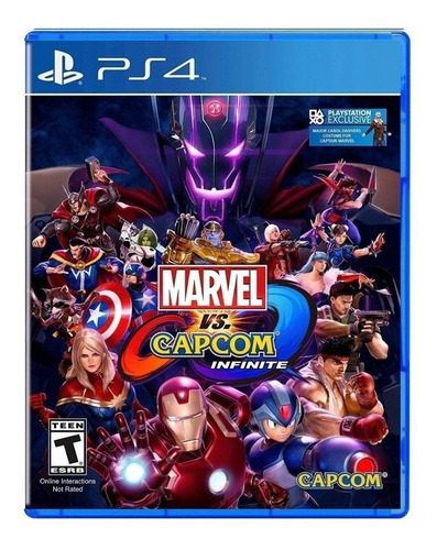 Marvel Vs Capcom Infinite (com Cards) - Ps4 - Mídia Física (Usado)