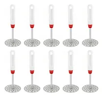 Comprar Set X 10 Pisa Papas Acero Inox Loekemeyer Mango Plastico 