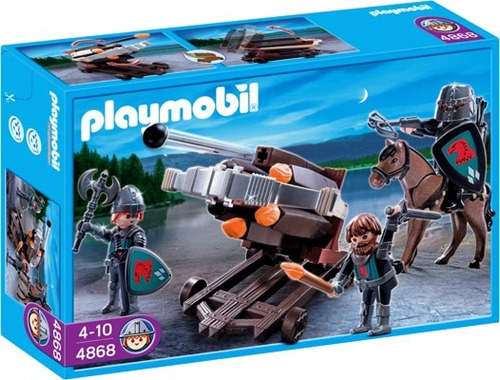 Todobloques Playmobil 4868 Ballesta Con Caballeros De Halcon