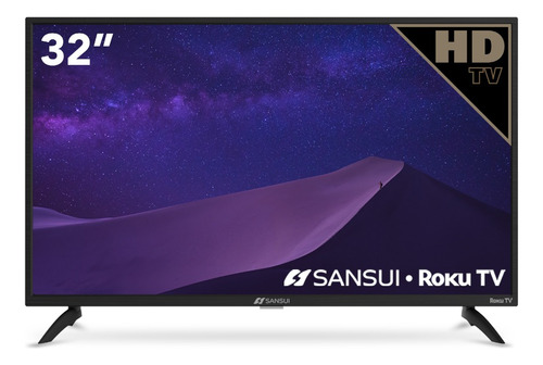 Pantalla Smart Tv Hd 32  Sansui Roku Smx32d7hr 