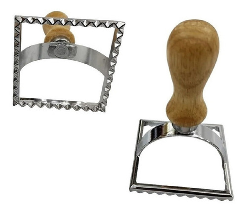 Imagen 5 de 10 de Cortante Raviolón 70x70 Mm Acero Inoxidable, Axen