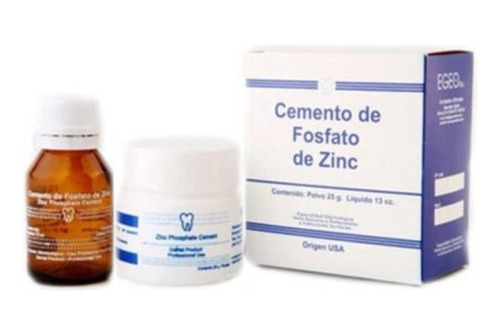Cemento De Fosfato Zinc (cinc) Egeo Odontología Avio