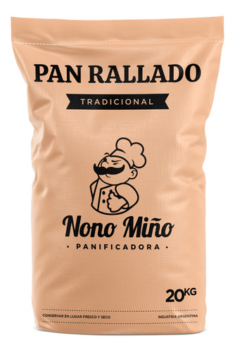 Pan Rallado Industrial X 20kg Nono Miño