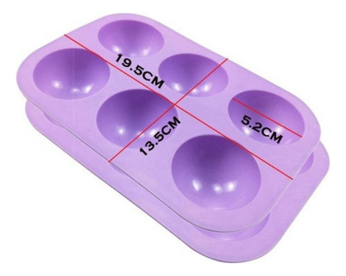 Alta Calidad. 8 Moldes De Silicona Para Hornear, 6