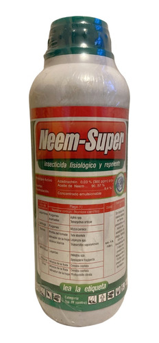 Neem Super Aceite De Neem Puro Insecticida Orgánico X 2 Lt