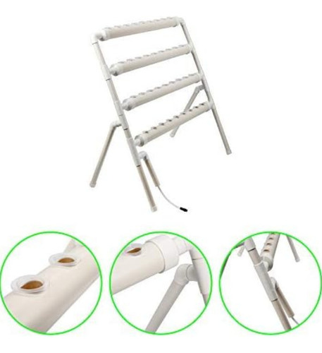 Sistema Hidropónico Tipo Nft Para 36 Hortalizas Triangular