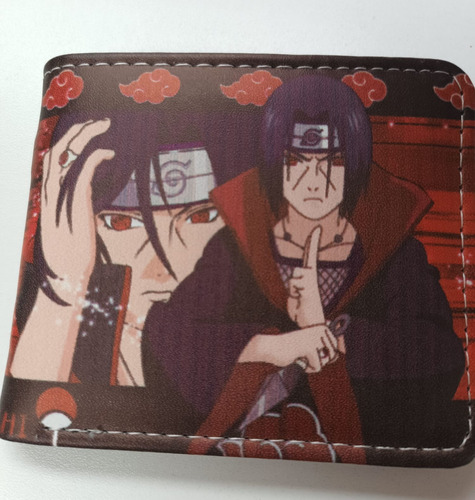 Billetera Monedero Naruto Itachi Akatsuki Anime Manga