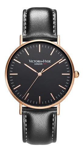 Reloj Hombre Victoria Vh30042 Cuarzo Pulso Negro Just Watche