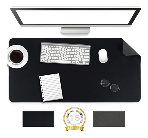 Mousepad Para Escritorio De 80x40 Cm | Negro / Para Oficina