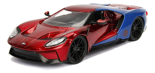 Jada Toys Marvel 1:24 2017 Ford Gt - Auto Fundido A Presión