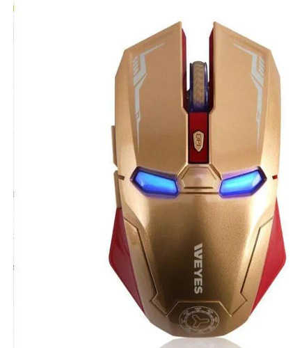 Mouse Gamer  Inalambrico Iron Man 