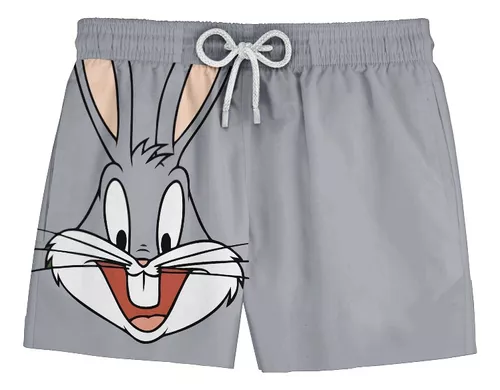 Bermudas Short Looney Tunes Pernalonga Coelho Bugs Bunny 565