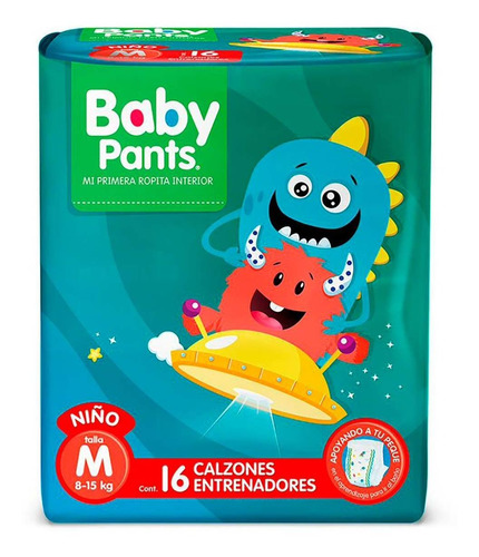 Calzones Entrenadores Baby Pants Niño Talla M 16 Calzones