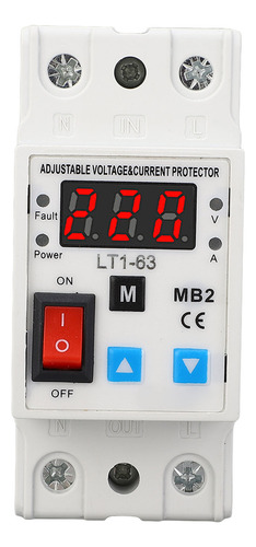 Protector De Sobretensión 220v 63a Self Recovery Pa66