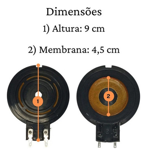 Kit Reparo Orion Tweeter + Drive Original 120w Reposição