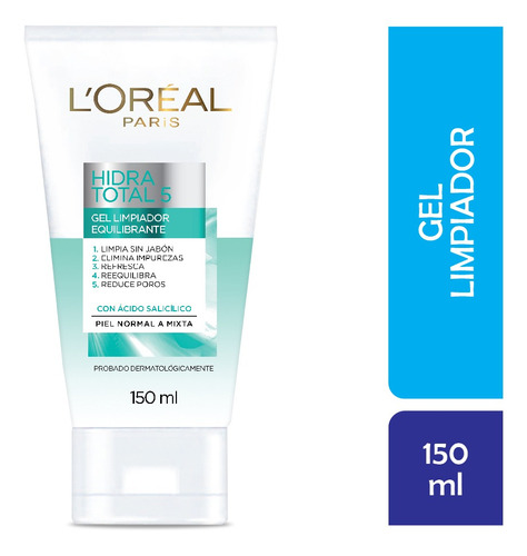 L'oréal Paris Gel Limpiador Hidratación Total 5 