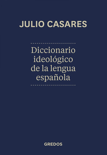 Libro Diccionario Ideológico De La Lengua Española