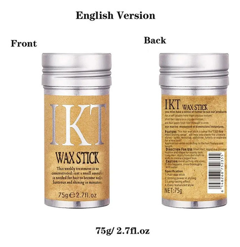 Barra De Cera Profesional Ikt Wax Stick Cabello Sin Frizz