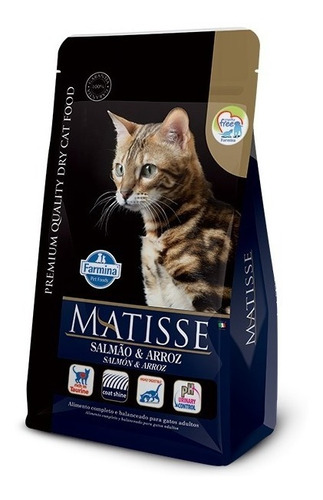 Alimento Farmina Matisse Gato Adulto Salmon 7.5 Kg Y Pouch