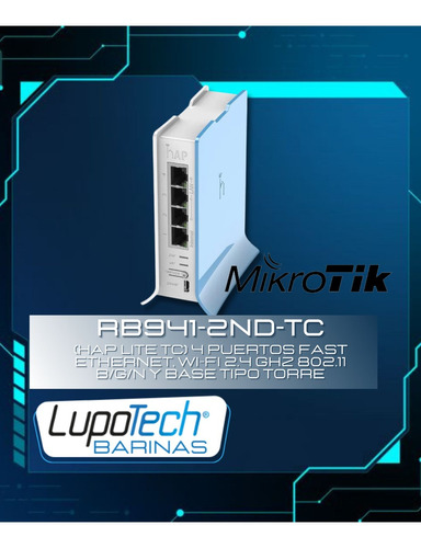 Router Mikrotik Hap Rb941-2nd-tc
