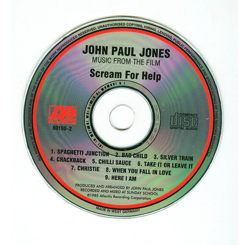 John Paul Jones Led Zeppelin Pelicula Scream For +j.page New Edición Limitada