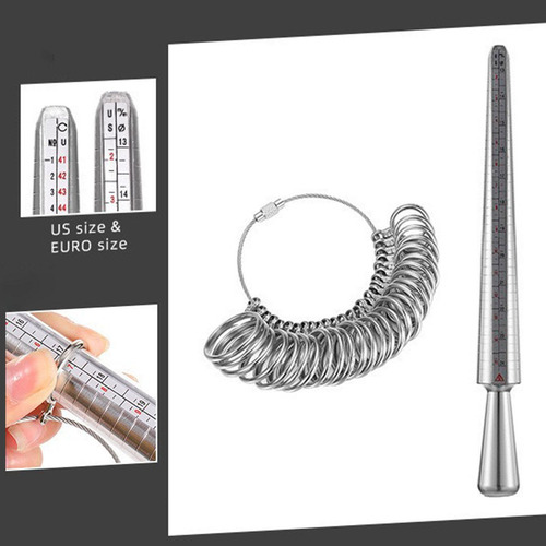 Juego De Herramientas De Medición De Calibres De Anillos