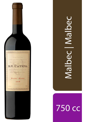 Vino Tinto Dv Catena Malbec Malbec 750ml Pack X6