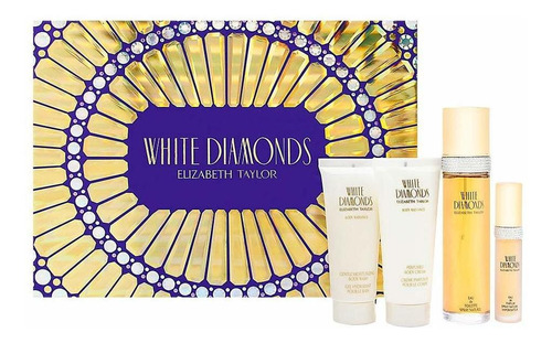 White Diamond Elizabeth Taylor Eau De Toilette Juego De Rega