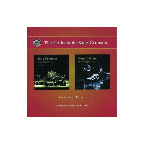 King Crimson Collectable King Crimson 4 Usa Import Cd X 2