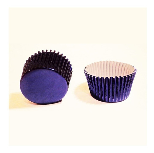 Pirotines Metalizados Cupcakes  N10 - Pack  10 Unidades  