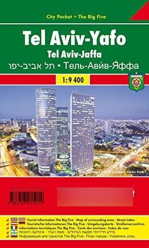 Tel Aviv-yafo Plano Callejero Palstificado. Escala 1:9.400. 