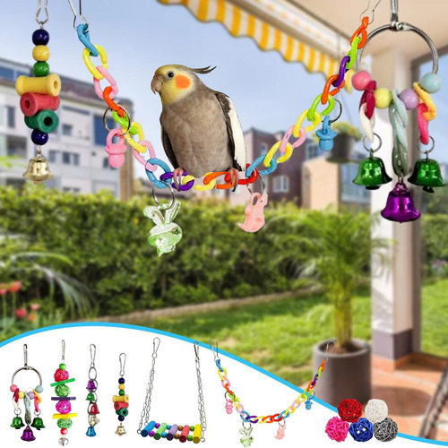.s Juego De Juguetes Para Loros Juguetes Para Pájaros Para