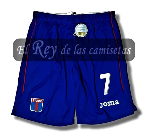 Short De Tigre De Argentina 100% Original Nro 7 Unico Divino