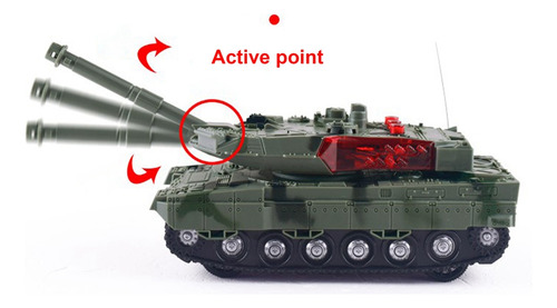 Radio Rc Para Tanque De Coche, Modelo De Vehículo Blindado,