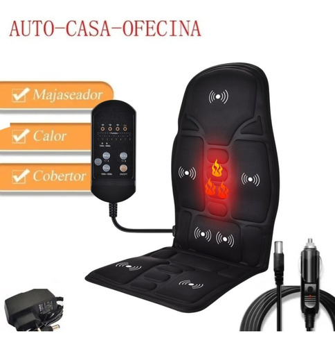 Asiento Masajeador Cojin Masaje Espalda Auto, Casa U Oficina