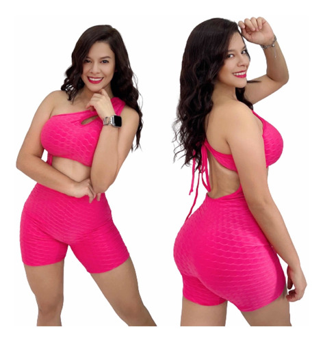 Romper Deportivo Enterizo - Fucsia