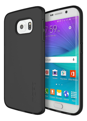 Case Funda Incipio Ngp Para Galaxy S6 Edge Negro Ahumado